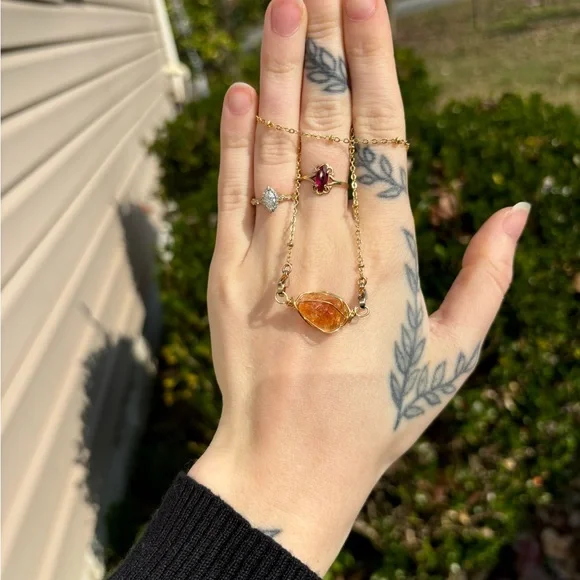 Citrine interchangeable necklace - Picture 3 of 4